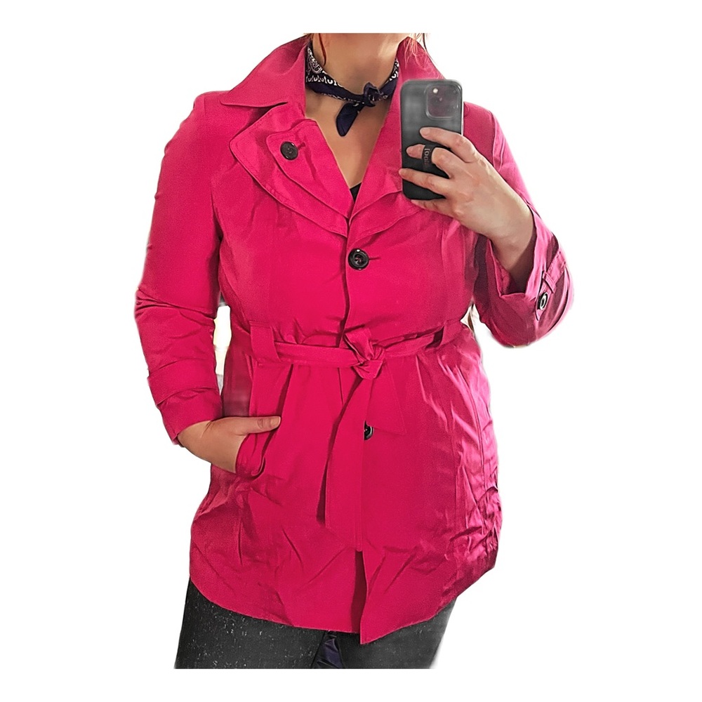 London Fog Watermelon Trenchcoat (NWOT)
